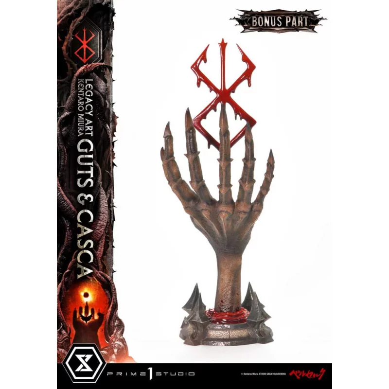 Berserk statue Legacy Art Kentaro Miura 1/4 Guts &amp; Casca Bonus Version 72 cm
