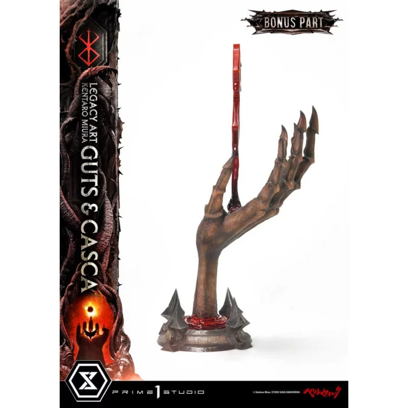 Berserk statue Legacy Art Kentaro Miura 1/4 Guts &amp; Casca Bonus Version 72 cm