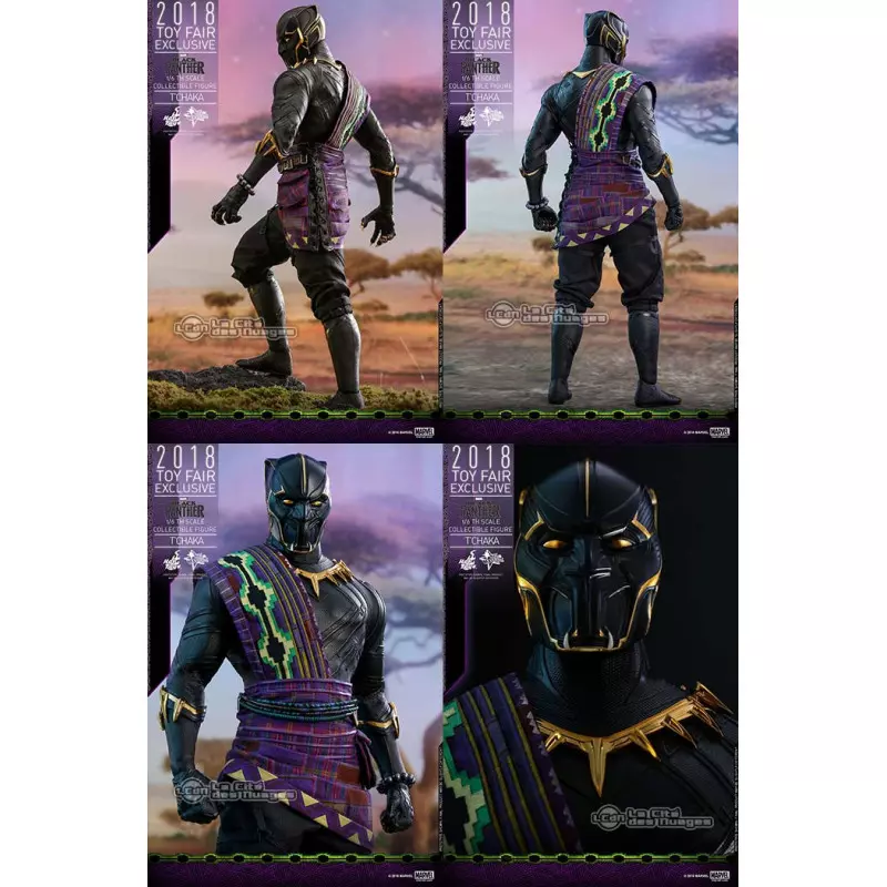 Black panther hot toys 2018 deals