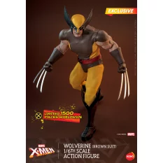 Hono Studio HS03 Marvel X-Men Wolverine Costume Marron (Brown Suit) 1/6 Collectible Action Figurine Exclusif 28cm (Neuf)