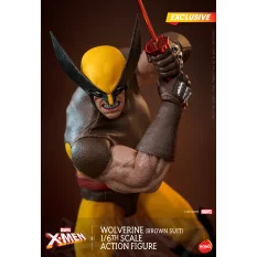 Hono Studio HS03 Marvel X-Men Wolverine Costume Marron (Brown Suit) 1/6 Collectible Action Figurine Exclusif 28cm (Neuf)