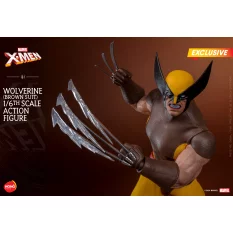 Hono Studio HS03 Marvel X-Men Wolverine Costume Marron (Brown Suit) 1/6 Collectible Action Figurine Exclusif 28cm (Neuf)