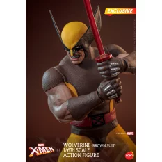 Hono Studio HS03 Marvel X-Men Wolverine Costume Marron (Brown Suit) 1/6 Collectible Action Figurine Exclusif 28cm (Neuf)