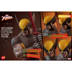 Hono Studio HS03 Marvel X-Men Wolverine Costume Marron (Brown Suit) 1/6 Collectible Action Figurine Exclusif 28cm (Neuf)