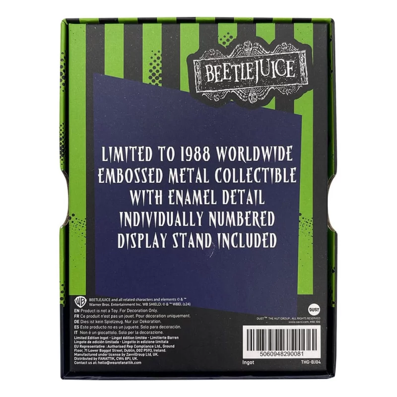 Beetlejuice Lingot Gravestone Limited Edition
