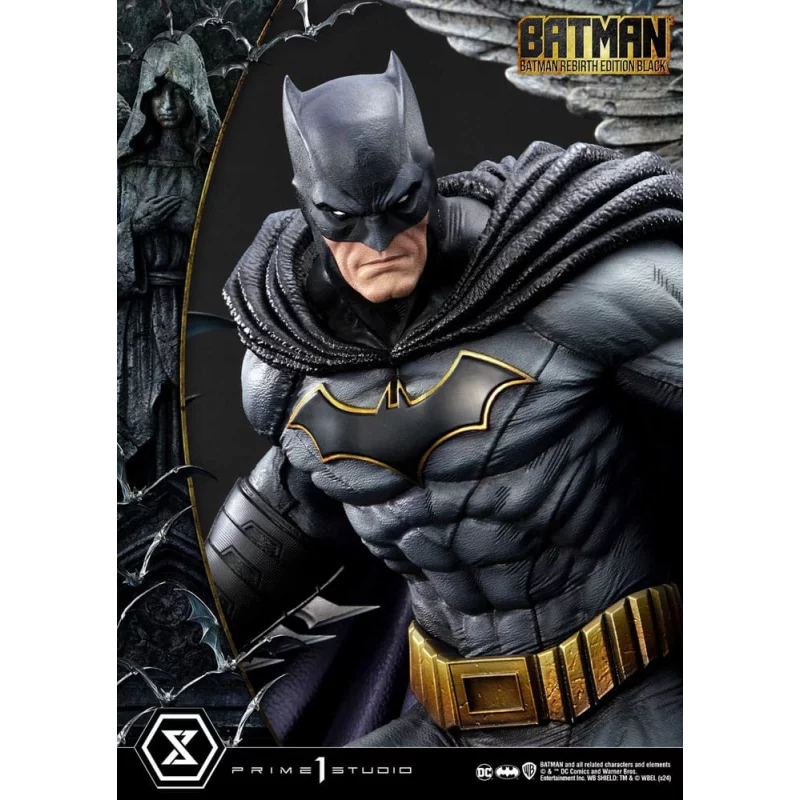 DC Comics Batman Statue 1/4 Batman Rebirth Edition Black Deluxe Bonus Version 71cm