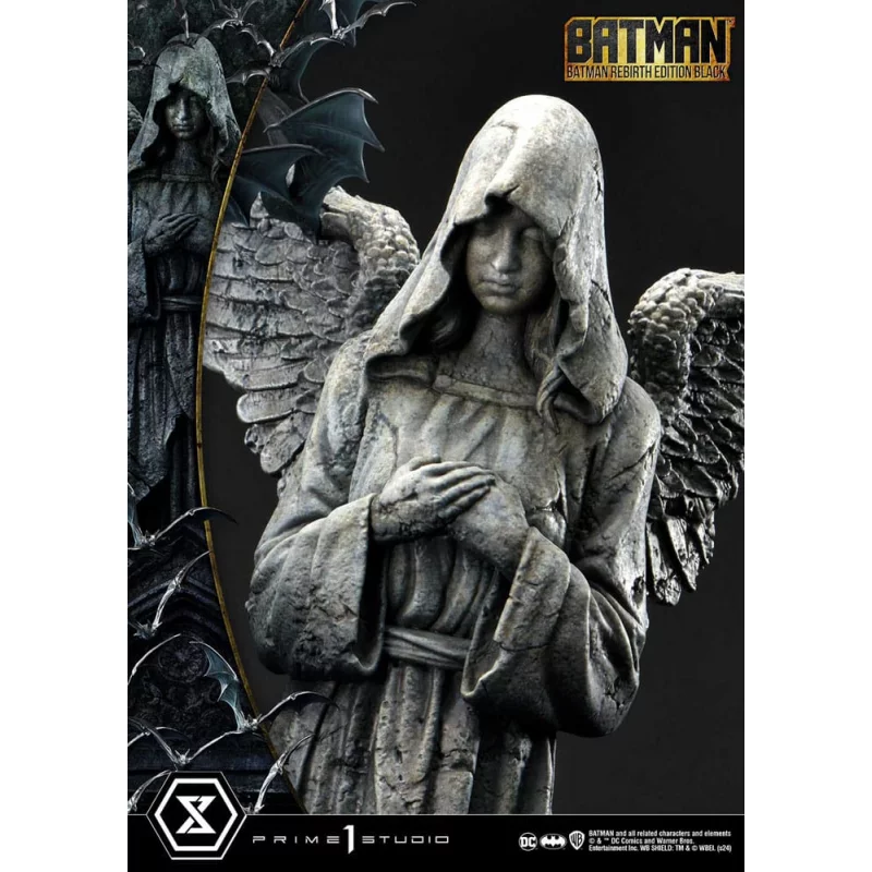 DC Comics Batman Statue 1/4 Batman Rebirth Edition Black Deluxe Bonus Version 71cm