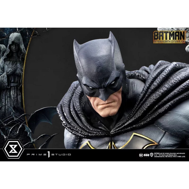 DC Comics Batman Statue 1/4 Batman Rebirth Edition Black Deluxe Bonus Version 71cm