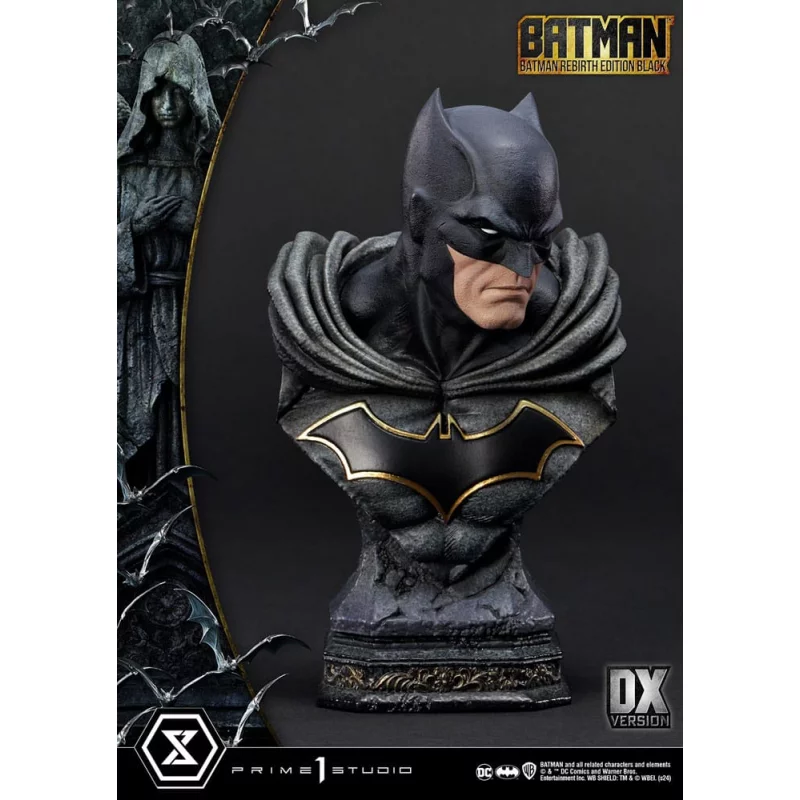 DC Comics Batman Statue 1/4 Batman Rebirth Edition Black Deluxe Bonus Version 71cm
