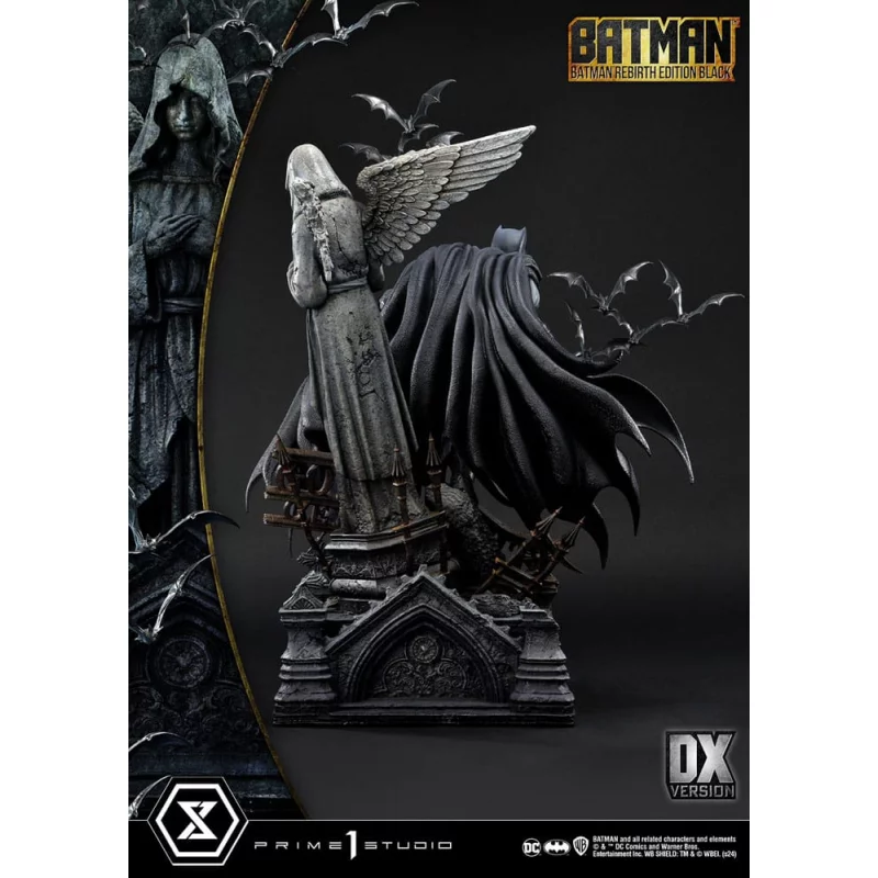 DC Comics Batman Statue 1/4 Batman Rebirth Edition Black Deluxe Bonus Version 71cm