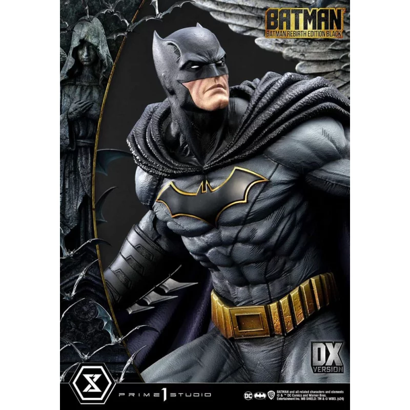 DC Comics Batman Statue 1/4 Batman Rebirth Edition Black Deluxe Bonus Version 71cm