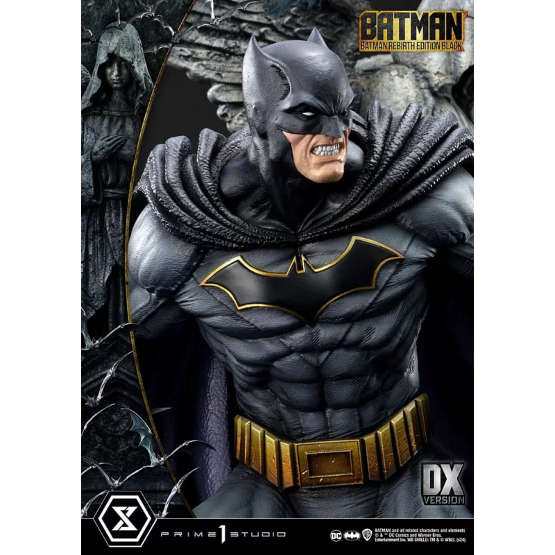 DC Comics Batman Statue 1/4 Batman Rebirth Edition Black Deluxe Bonus Version 71cm