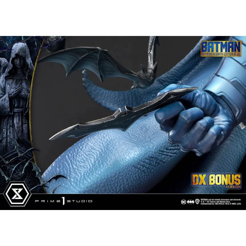 DC Comics Batman Statue 1/4 Batman Rebirth Edition Blue Deluxe Bonus Version 71cm