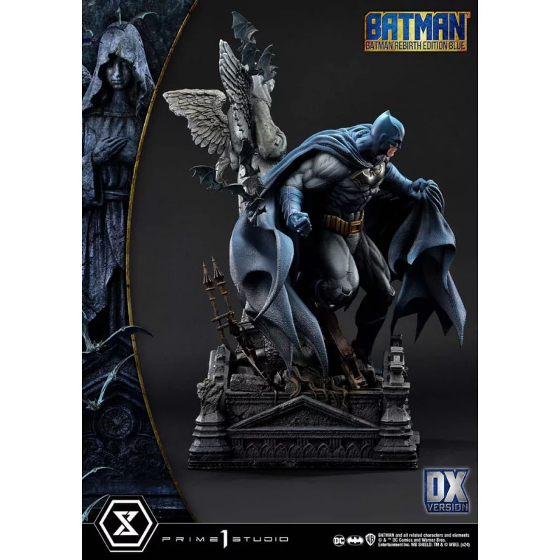 DC Comics Batman Statue 1/4 Batman Rebirth Edition Blue Deluxe Version 71cm