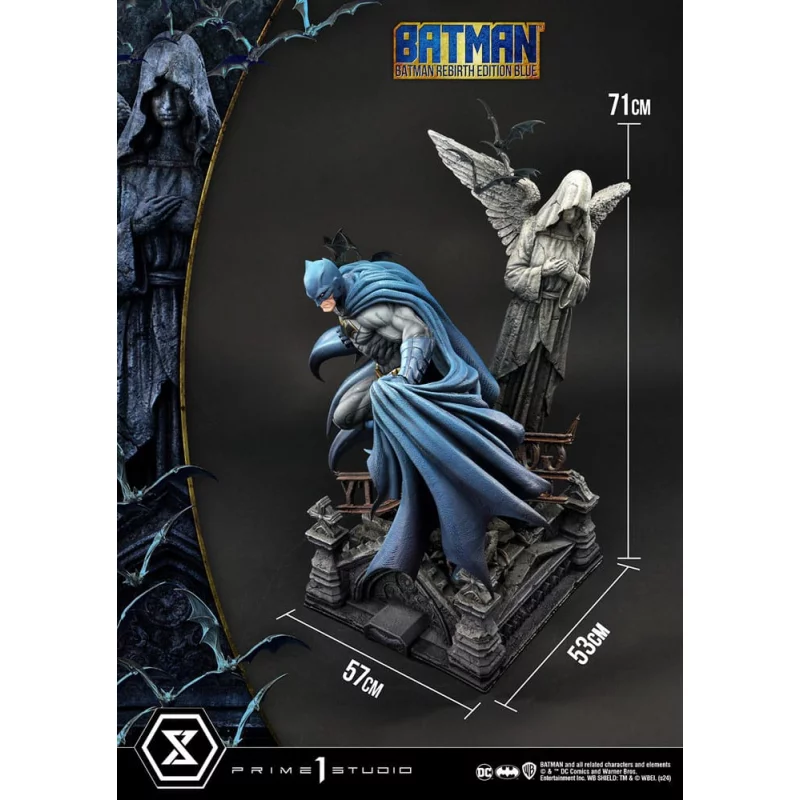 DC Comics Batman Statue 1/4 Batman Rebirth Edition Blue Deluxe Version 71cm