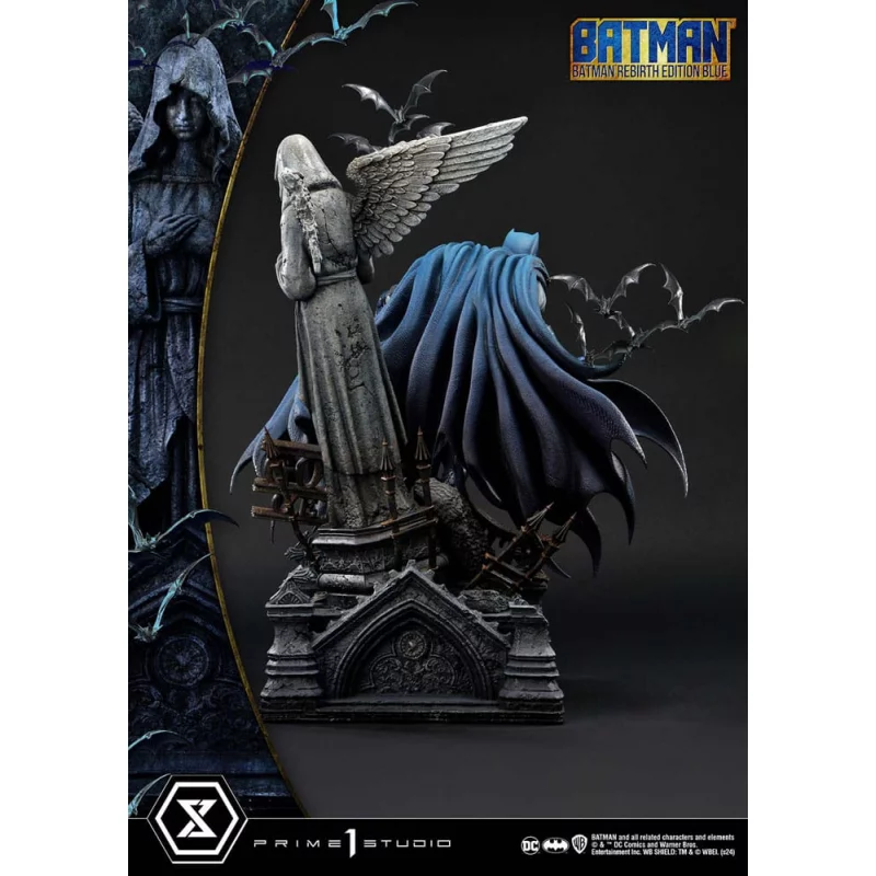 DC Comics Batman Statue 1/4 Batman Rebirth Edition Blue Deluxe Version 71cm