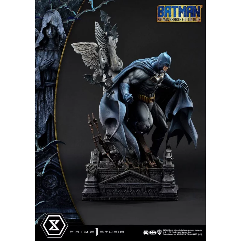 DC Comics Batman Statue 1/4 Batman Rebirth Edition Blue Deluxe Version 71cm