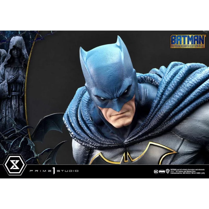 DC Comics Batman Statue 1/4 Batman Rebirth Edition Blue Deluxe Version 71cm
