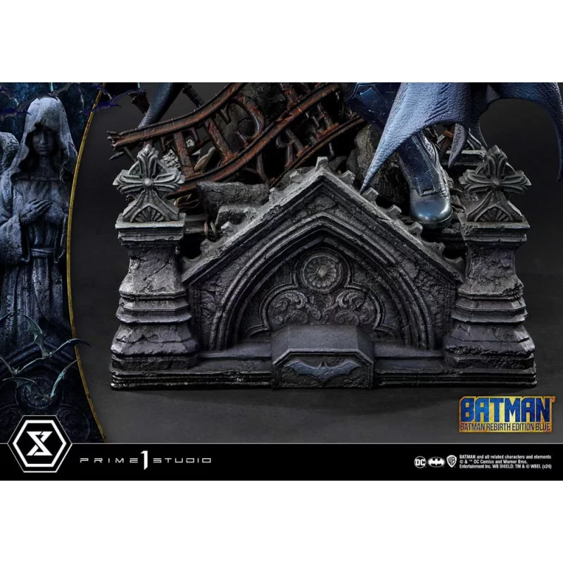 DC Comics Batman Statue 1/4 Batman Rebirth Edition Blue Deluxe Version 71cm