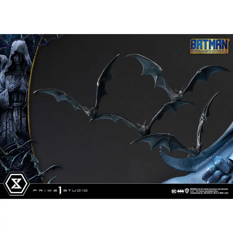 DC Comics Batman Statue 1/4 Batman Rebirth Edition Blue Deluxe Version 71cm