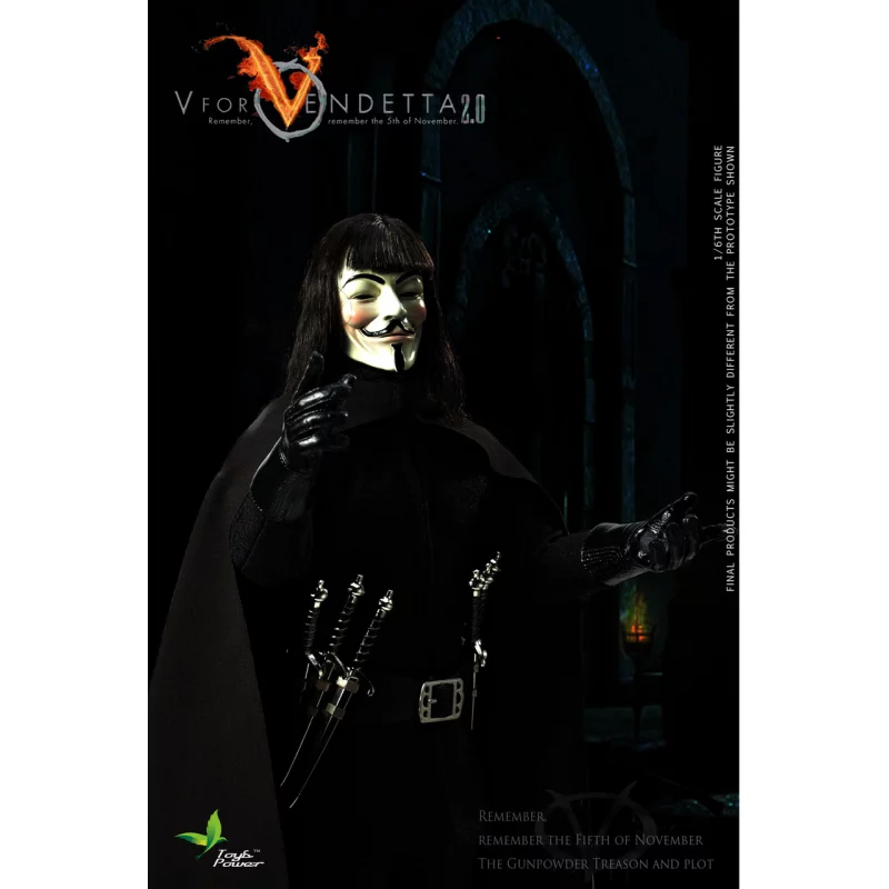 V for VENDETTA 1/6 Action Figurine 30cm TOYS POWER V for VENDETTA 1/6 Action Figurine 30cm TOYS POWER