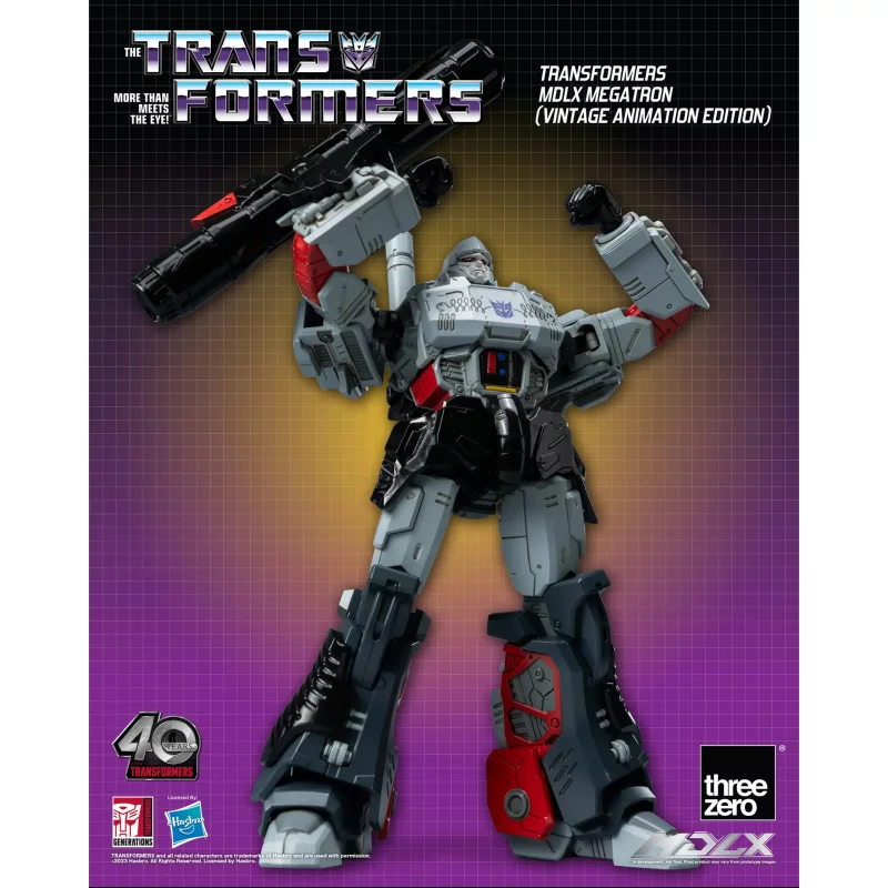 Transformers Action Figure MDLX Megatron (Vintage Animation Edition) Exclusive 18cm