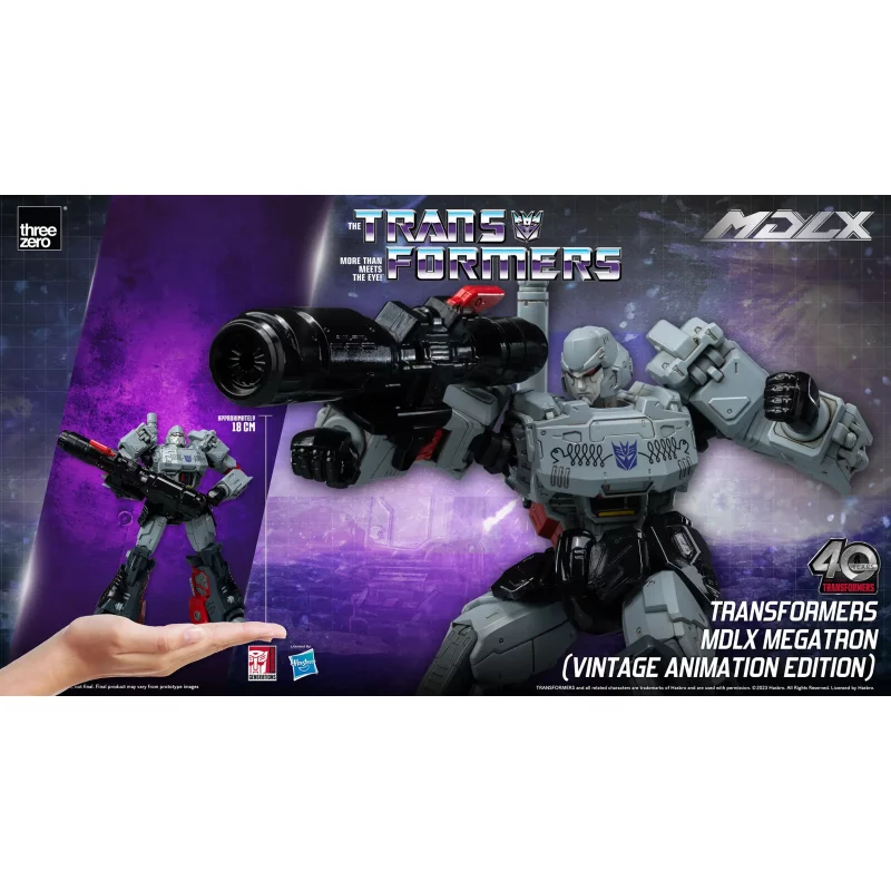 Transformers Action Figure MDLX Megatron (Vintage Animation Edition) Exclusive 18cm