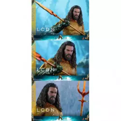Hot Toys MMS518 Aquaman Jason Momoa 1/6 Collectible Figurine 33cm (Boite Scellée)
