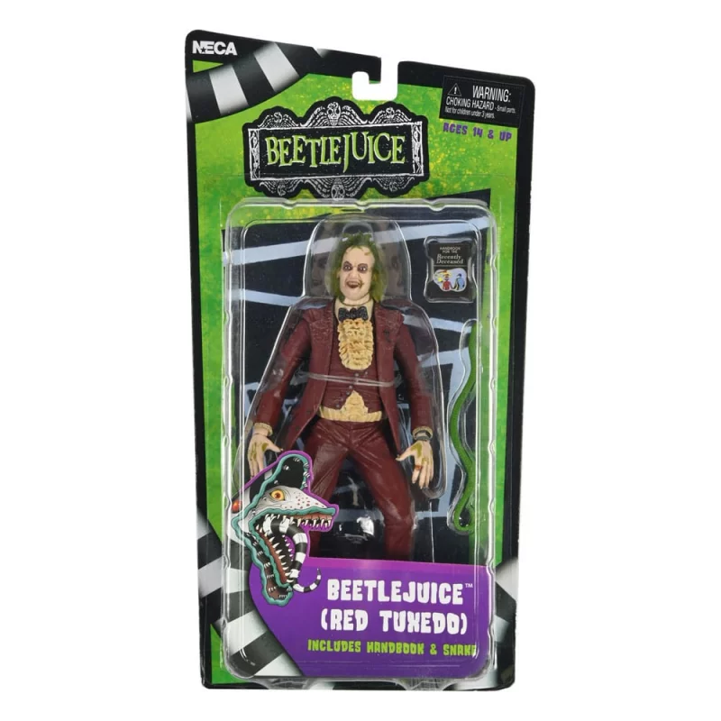 Beetlejuice 1988 Action Figure Beetlejuice Red Tuxedo 18cm