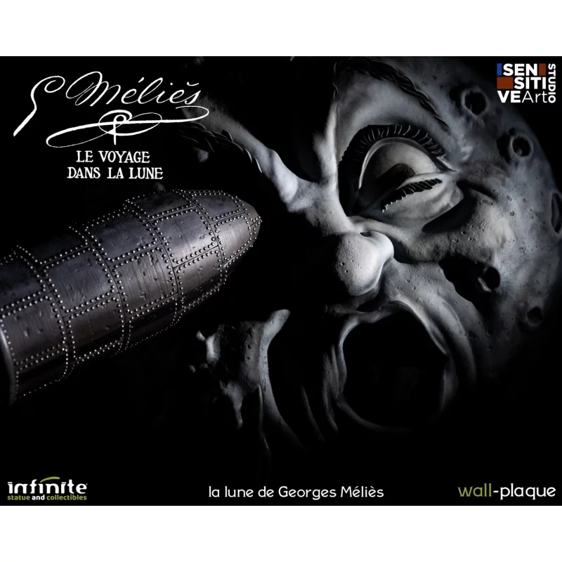 La Lune De Georges Melies Plaque Murale 27cm
