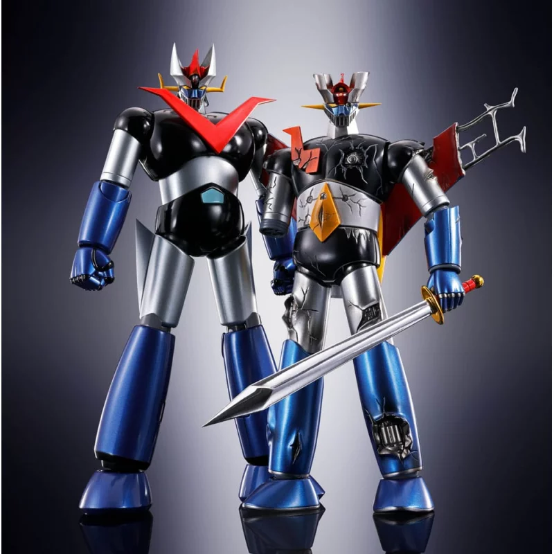 Great Mazinger Action Figure Diecast Soul of Chogokin GX-105D Great Mazinger Z Kakumei Shinka Damage Ver. 17cm