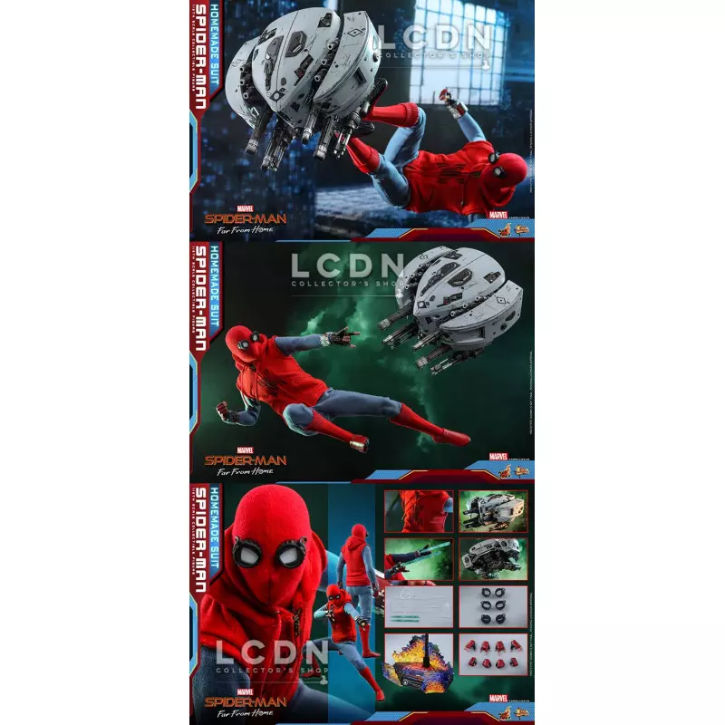 Hot Toys MMS552 Spider Man Far From Home Spider Man Homemade Suit
