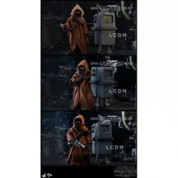 Hot Toys MMS554 Star Wars Episode IV Un Nouvel Espoir Jawa & EG-6 Power Droid Pack de 2 1/6 Figurines 18 - 21cm (Neuf)