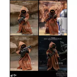 Hot Toys MMS554 Star Wars Episode IV Un Nouvel Espoir Jawa & EG-6 Power Droid Pack de 2 1/6 Figurines 18 - 21cm (Neuf)