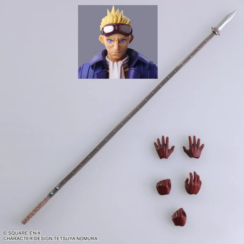 Final Fantasy VII Bring Arts Action Figurine Cid Highwind 15cm