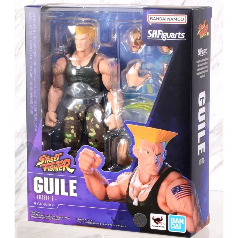 Street Fighter Action Figure S.H. Figuarts Guile -Outfit 2- 16cm