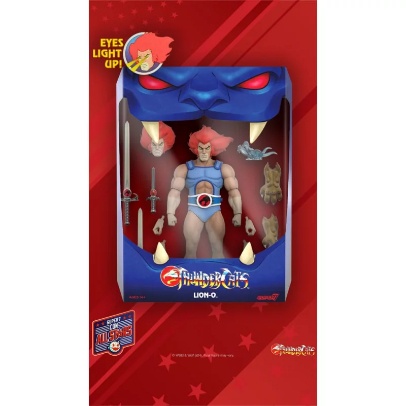 Thundercats (Cosmocats) Wave 6 Action Figurine Ultimates Starlion ( Lion-O ) (LED Eyes) 18cm