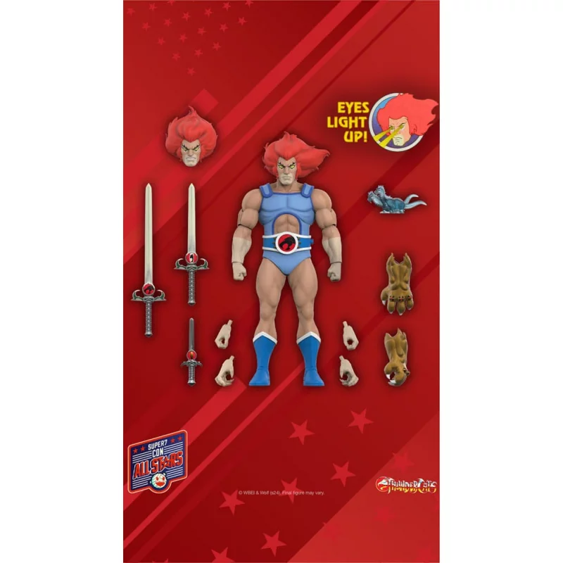 Thundercats (Cosmocats) Wave 6 Action Figurine Ultimates Starlion ( Lion-O ) (LED Eyes) 18cm
