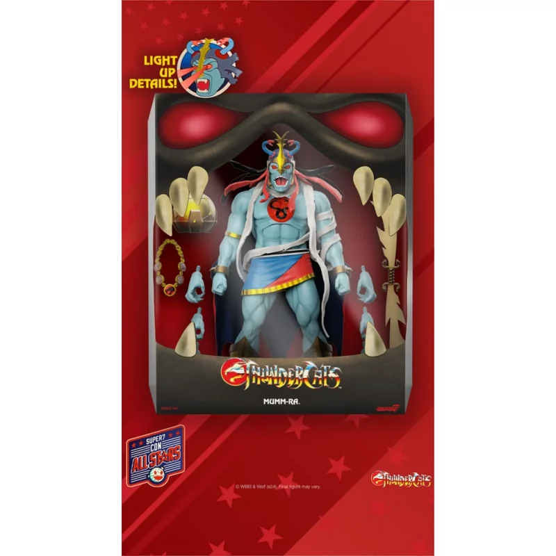 Cosmocats (Thundercats) Action Figurine Ultimates Mumm-Ra (LED Eyes) 18cm