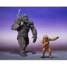 Godzilla x Kong: The New Empire Pack 2 Action Figures S.H. Monster Arts Suko & Mothra 7cm - 29cm
