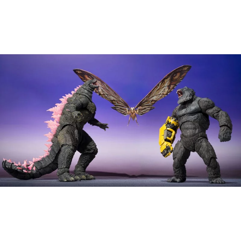 Godzilla x Kong The New Empire Pack 2 Action Figures S.H. Monster Arts Suko Mothra