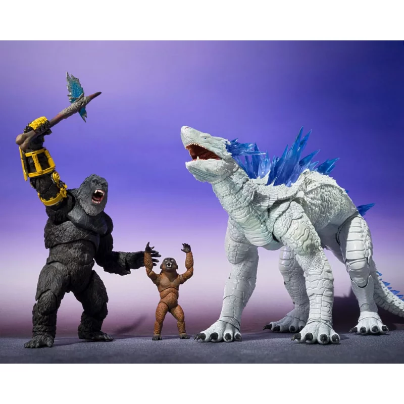 Godzilla x Kong: The New Empire Pack 2 Action Figures S.H. Monster Arts Suko &amp; Mothra 7cm - 29cm