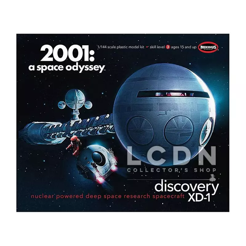 Maquette Papier 3D Du Vaisseau USS Discovery XD-1 – Film 2001 : L’Odyssée De L’espace – Modèle 60 Cm à Découper Et Coller