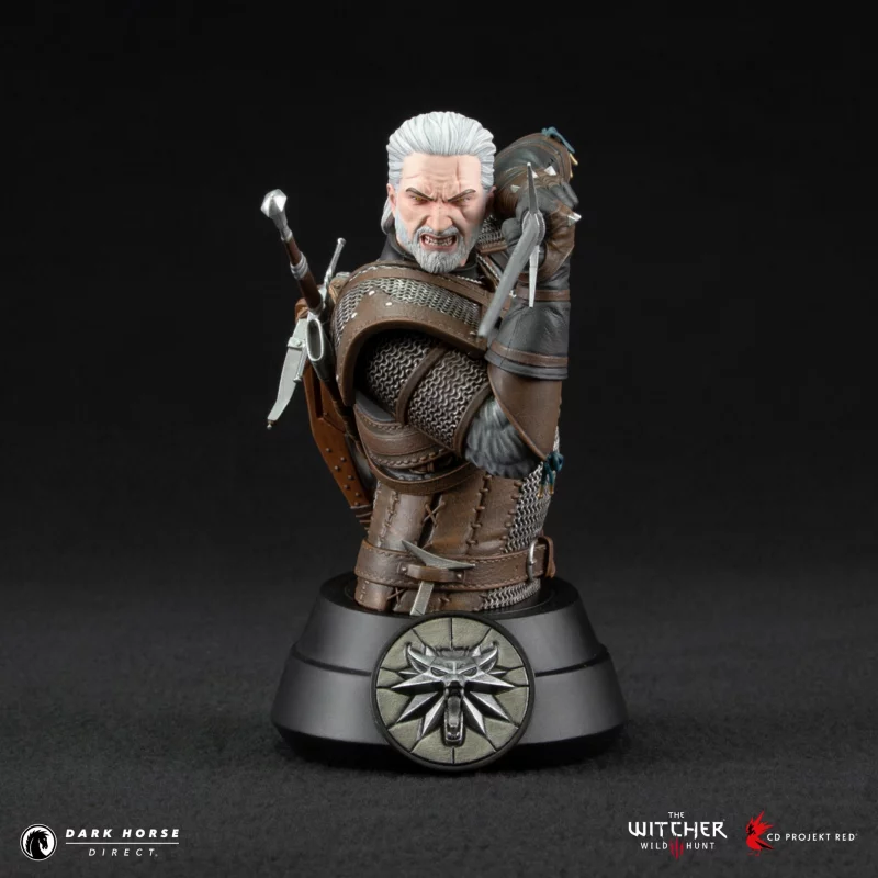 Witcher 3 Wild Hunt Buste Geralt 15cm