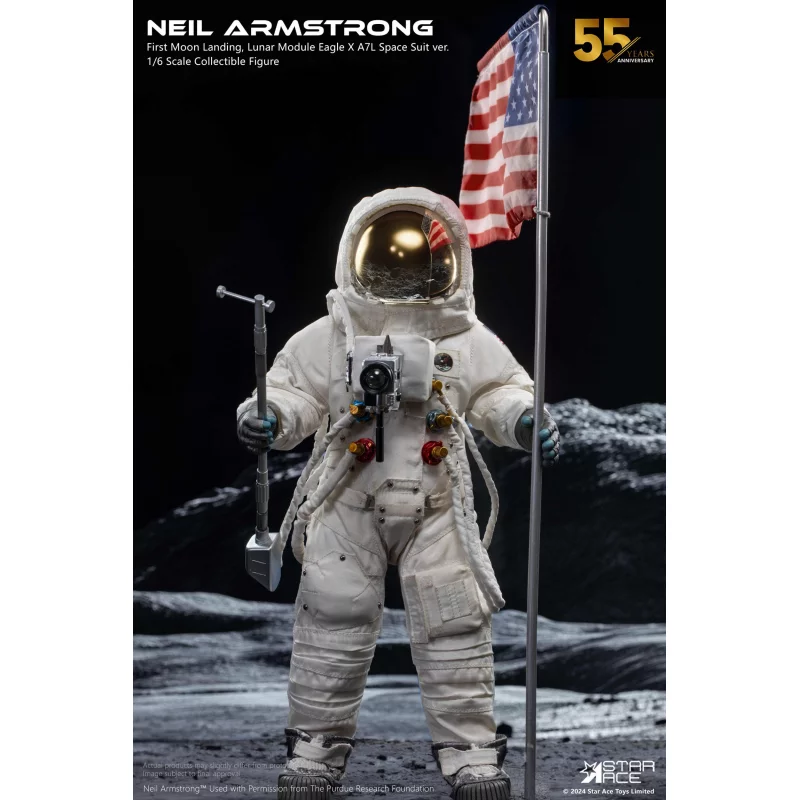 1/18 Apollo 11 Lunar Landing Space Astronaut Neil Armstrong Figure Collection
