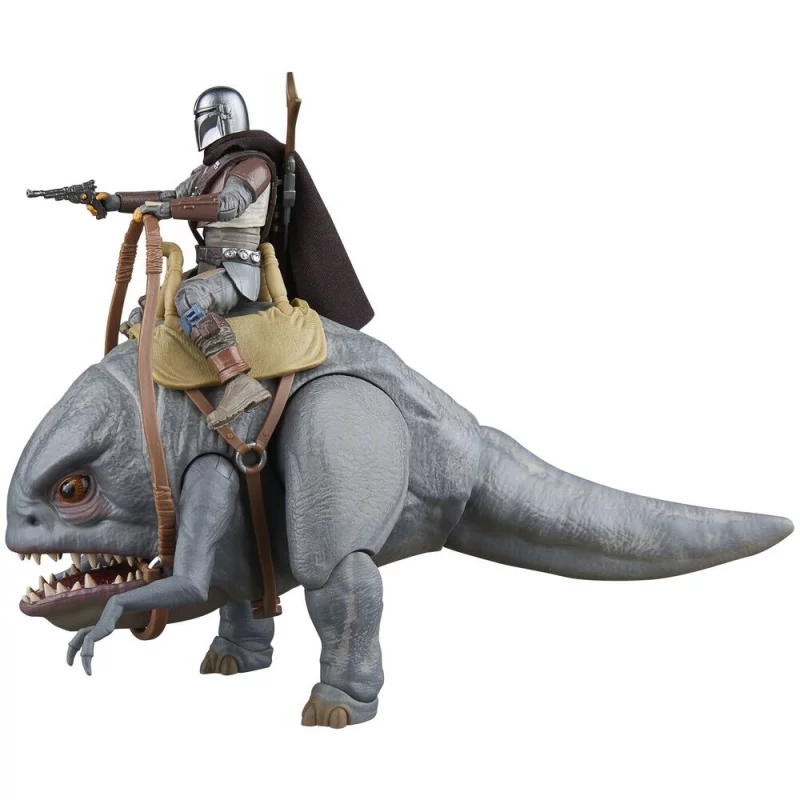 Star Wars: The Mandalorian Vintage Collection Action Figures Blurrg and The Mandalorian 10cm