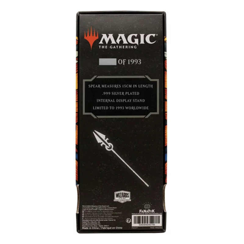 Magic the Gathering Replica Avacyn&#039;s Moonsilver Spear 15cm (999 plaqué argent)