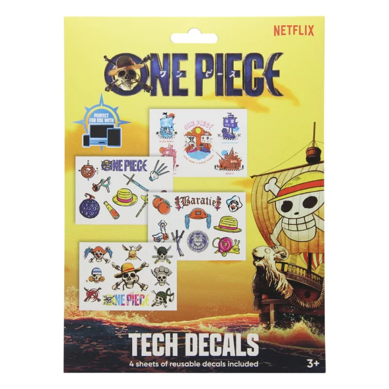 One Piece Stickers Tech