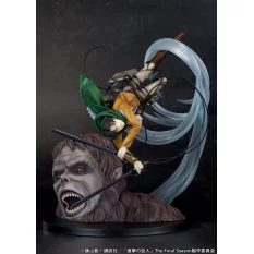 Attack on Titan Figure 1/7 Levi vs Beast Titan Ver. 28cm