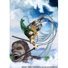 Attack on Titan Figure 1/7 Levi vs Beast Titan Ver. 28cm